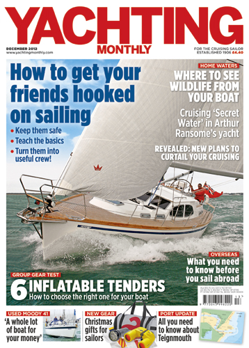 Yachting Monthly Cover Dec 2012